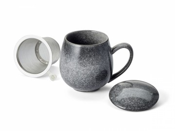 Tesett Saara grå – Kopp med sil og lokk - 0,35 l